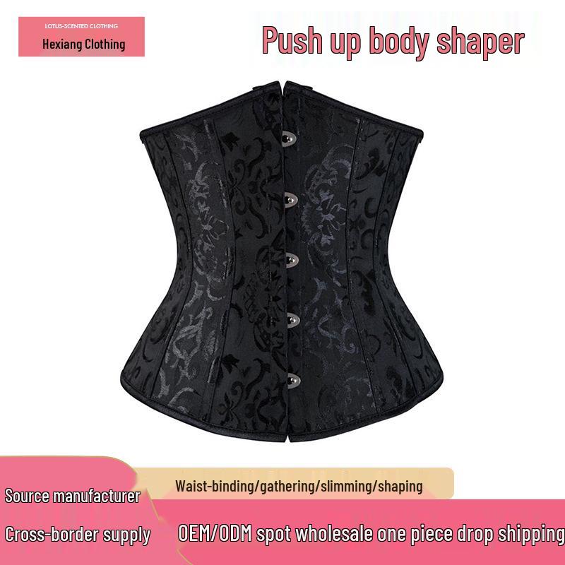 European & American Corset Gown: Abdomen Shaping Waist Cincher Top