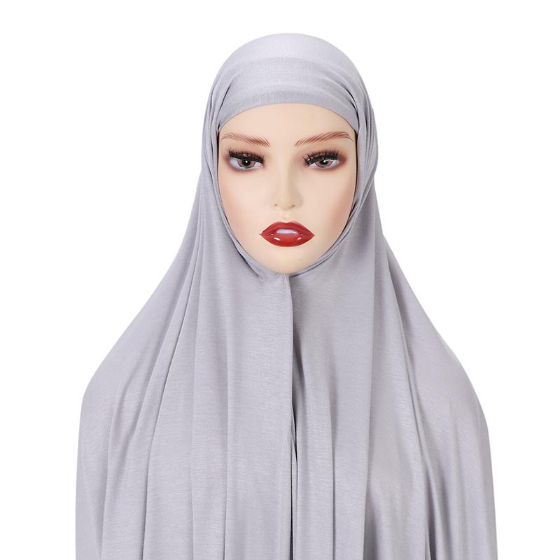 Design Pin Free Instant Jersey Hijab Women Jersey Bonnet Islam Shawls And Wraps Bonnet Hijab Underscarf Cap Foulard Femme