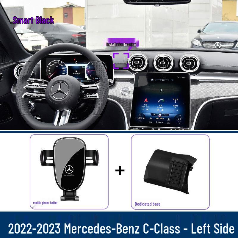 Air Vent Phone Holder for 2008-2023 Mercedes-Benz C-Class (C260L, C200L)