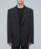 Musinsa Standard Big Daddy Oversized Blazer [Dark Grey]
