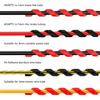 TPR Rubber Bicycles Cable Covers Antifriction Protectors for Brake System and Gear Lines Enhances Brake Line Safety 5pcs