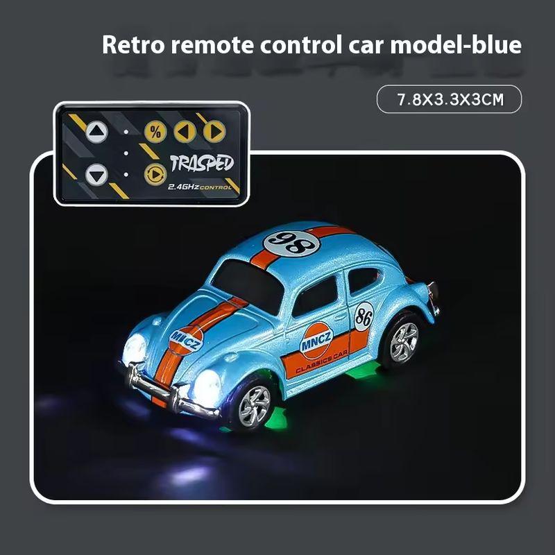 1/64 Mini Drift Remote Control Small Remote Control Car Toy Wireless Mini Retro Simulation Beetle Alloy Model Boy Toy Car