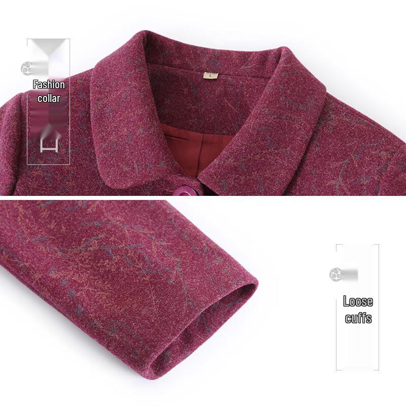 YUZHAOLIN Elderly Women's Long-Sleeve Spring/Autumn Jacket