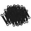 Pack of 50 Non-Slip Elastic Clothes Hanger Grips, Shoulder Straps