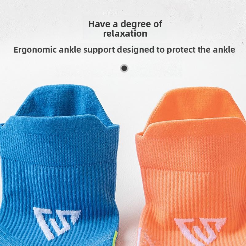 Running Socks Men Women Summer Fitness Sports Quick-Dry Sweat-Absorbing Breathable Professional Marathon Ankle Striped ODM