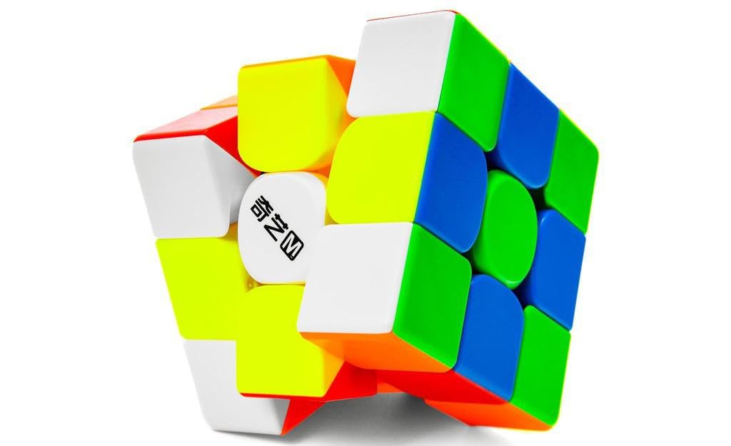 QY M Pro V2 [Pouch IncludedAuthentic] Magnetic 3x3 Cube, Stickerless, Competitive 3D Puzzle (Flagship)