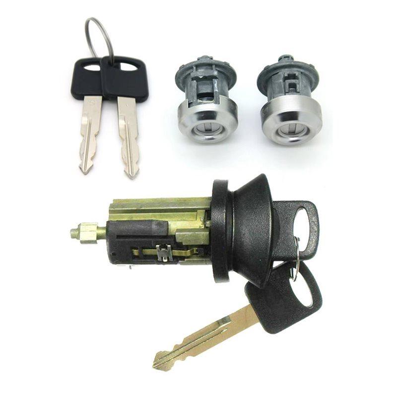 Cylinder Set For Ford F150 F250 F350 E150 E250 E350 E450 E550- Ignition& Door Lock 707624 703362