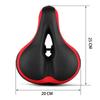 Poilee Bicycle Saddle Soft Ergonomic Prostate Saddle A012 - Comfortable, Shock-Absorbing, Perforated, Saddle, Wide, Thick, Design,