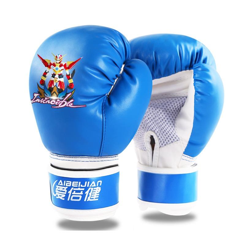 Boxing Gloves for Kids Children Fighting Sanda Muay Thai Karate Gloves PU Leather Boys Kick Boxing Training Equipment