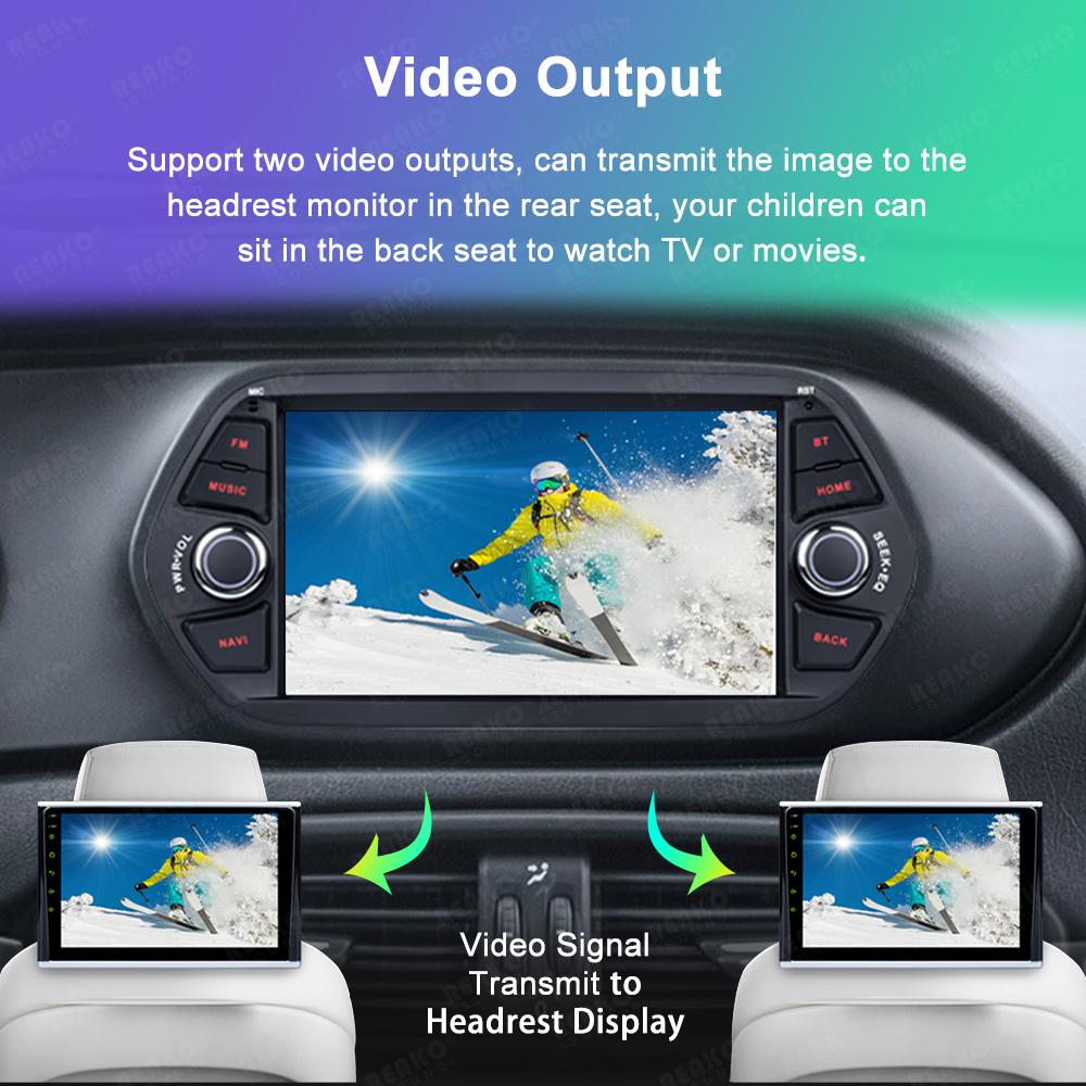 Reakosound Auto-Radio-Player Android WIFI Carplay + Android Auto GPS Navi Für Fiat Tipo Egea 2015-2017 Auto Stereo RDS KEINE DVD