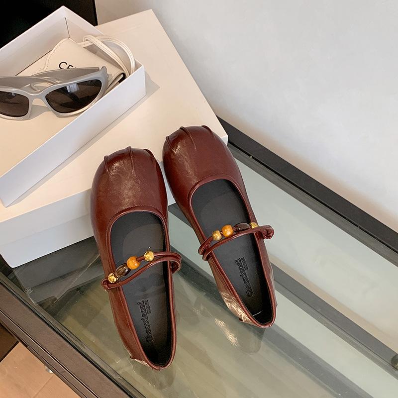 

Ретро туфли Мэри Джейн на толстом каблуке с квадратным носком женские 2025 осень новые универсальные туфли-лодочки на ремешке с юбкой туфли бабушки 40 бордовый