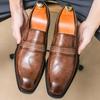 Fashion Luxury Designer New Male Charm Black Brown Slip On Print Pattern Shoes Men Formal Wedding Prom Dress Prom Loafers Homecoming