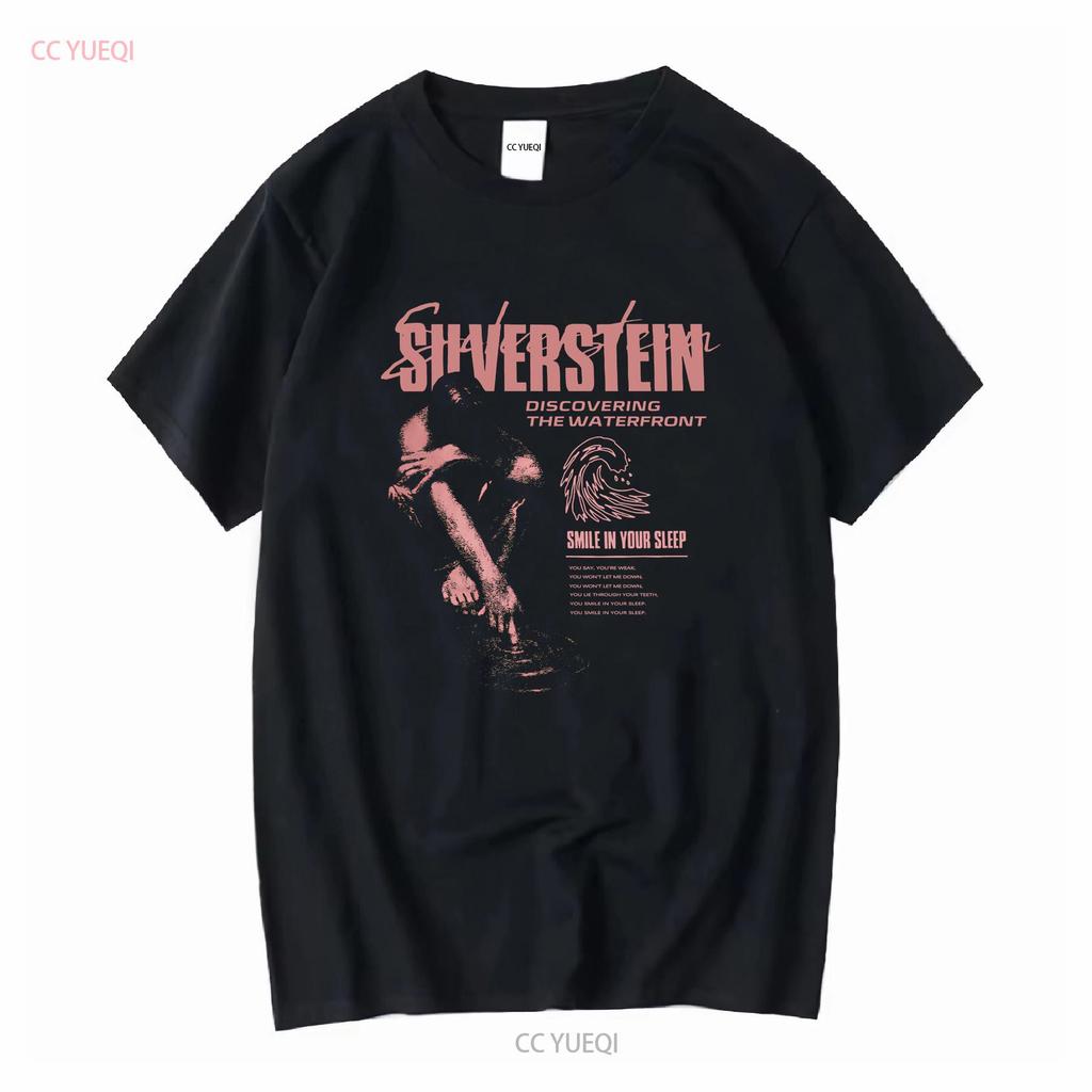 Nueva banda Silverstein Navidad S 5XL Camiseta BS260 vintage Lavada Suave Cómoda Elegante Casual Ligeramente