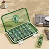 Large Capacity Pill Cutter Box Moisture Resistant Seven Days Week Medicine Cutter Dustproof Waterproof Drug Dispensing Case