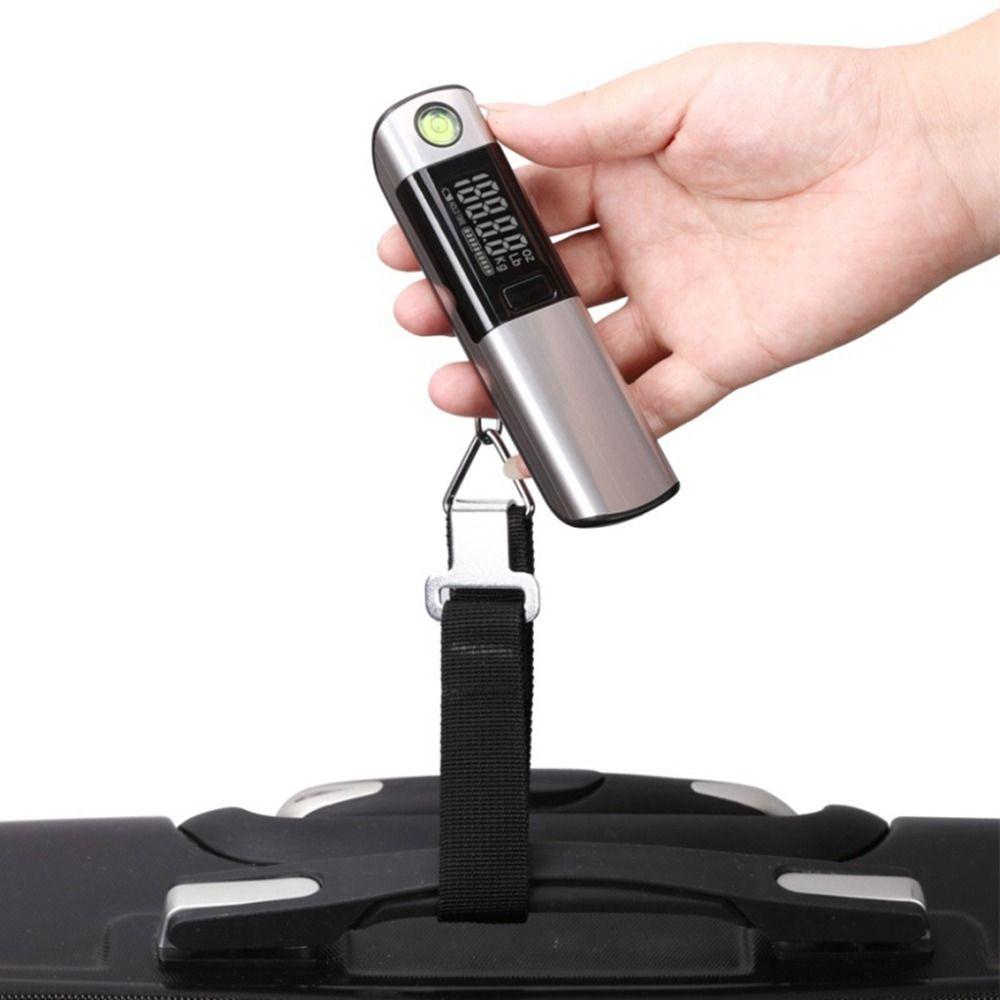 LCD Digital Hand Luggage Scale 50Kg/110Lb Luggage Weigher Electronic Suitcase Scale  Fishing