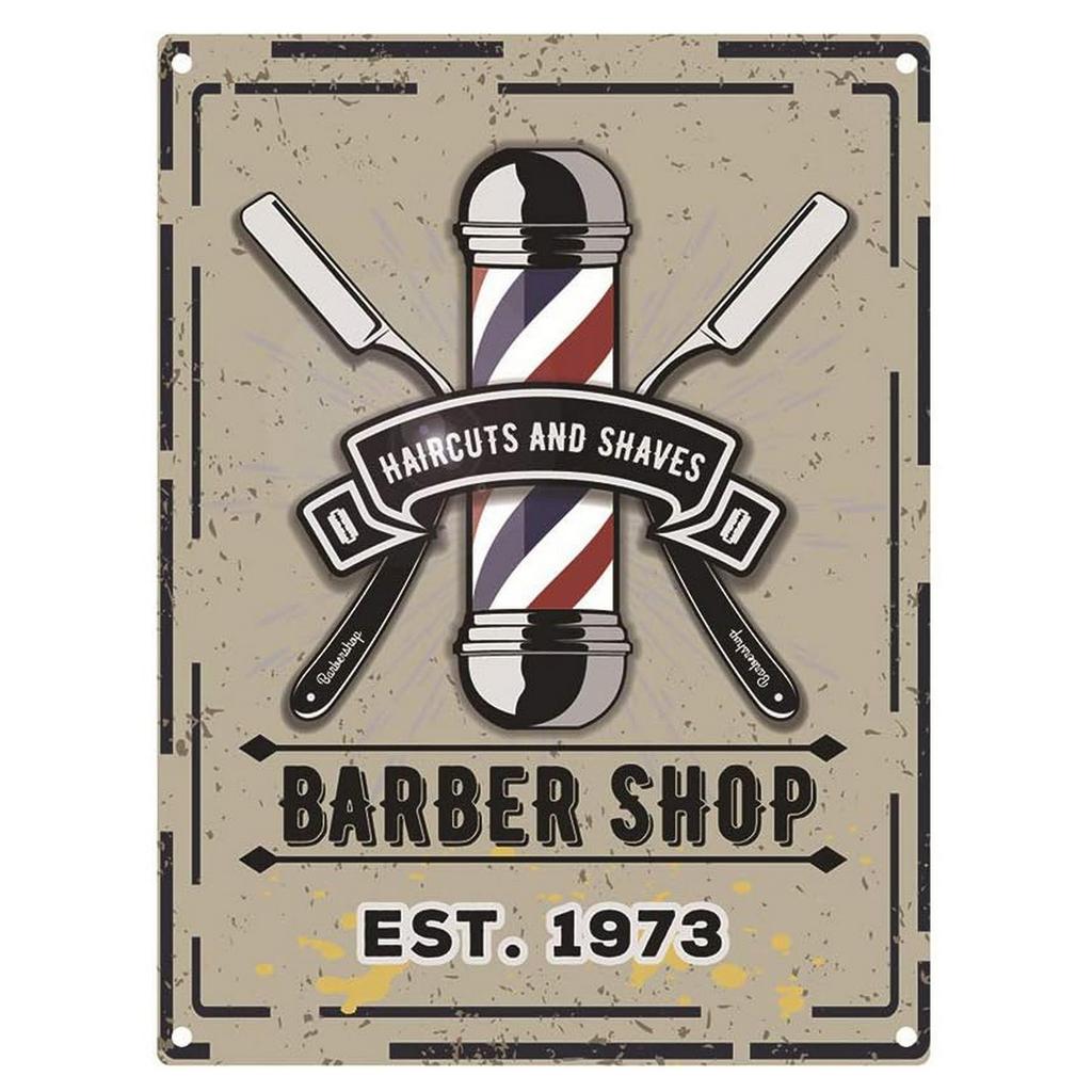 Good Haircut Metal Tin Signs Plaque Wall Decoration Vintage Art Posters Iron Painting for Man Cave Home Cafe Garden Club Bar