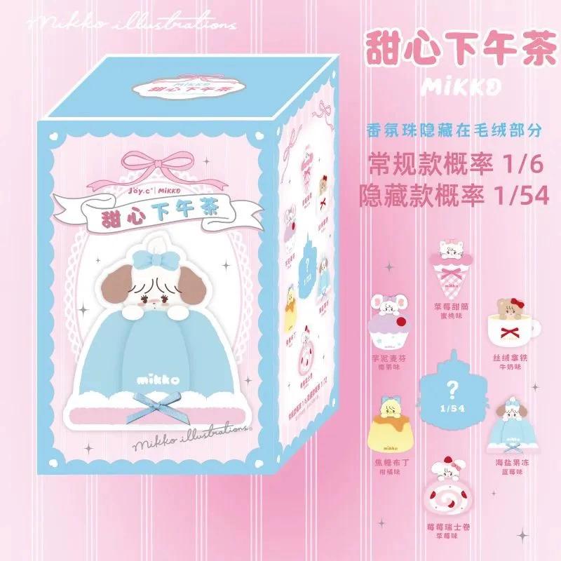 New Genuine Mikko Sweetheart Afternoon Tea Series Plush Blind Box Backpack Decoration Cute Dessert Toy Birthday Gift Trendy Doll Cuddly Stuffed Fluffy