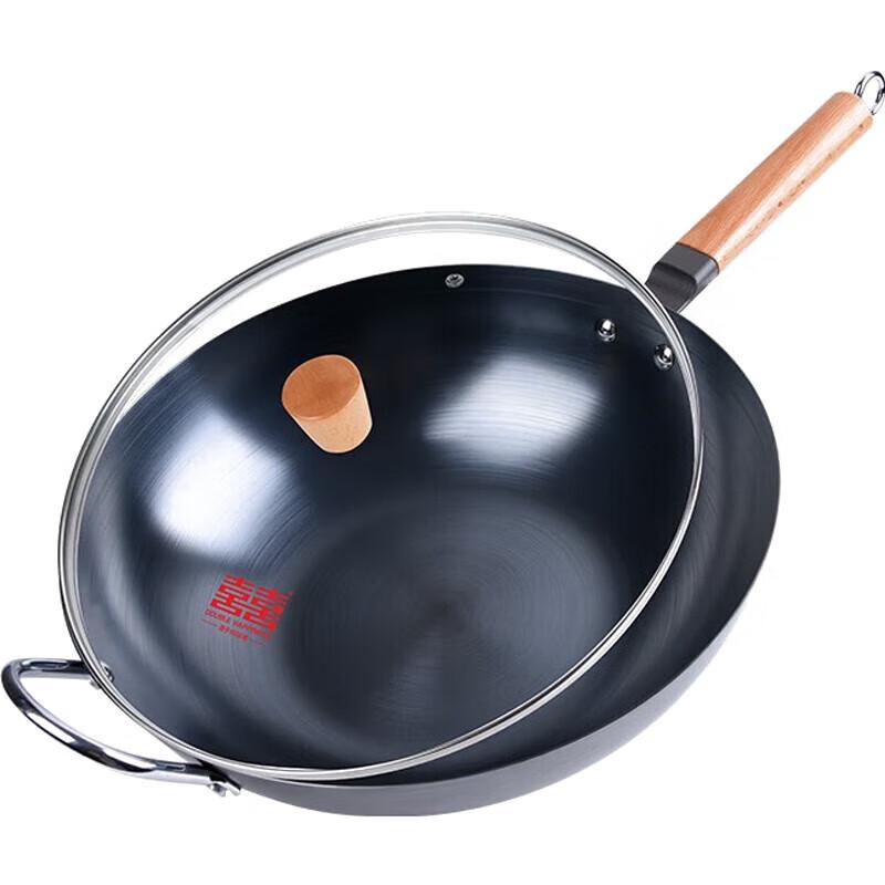 Double Happiness Black Extreme Iron Wok 32CM