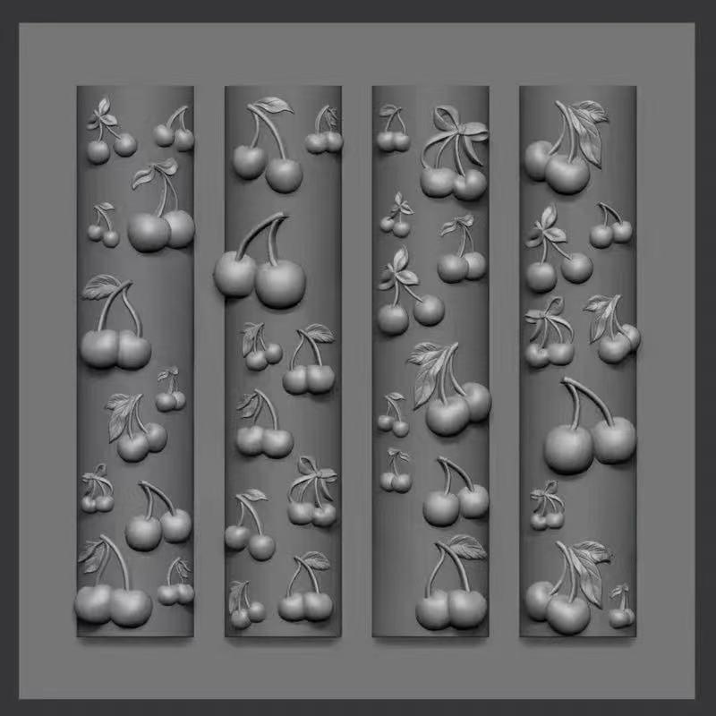 3D Rose Flower Butterfly Silicone Mold Nail Art Decorations Diy Cherry Design Nail Templates Jewelry Crafts Manicure Design Tool