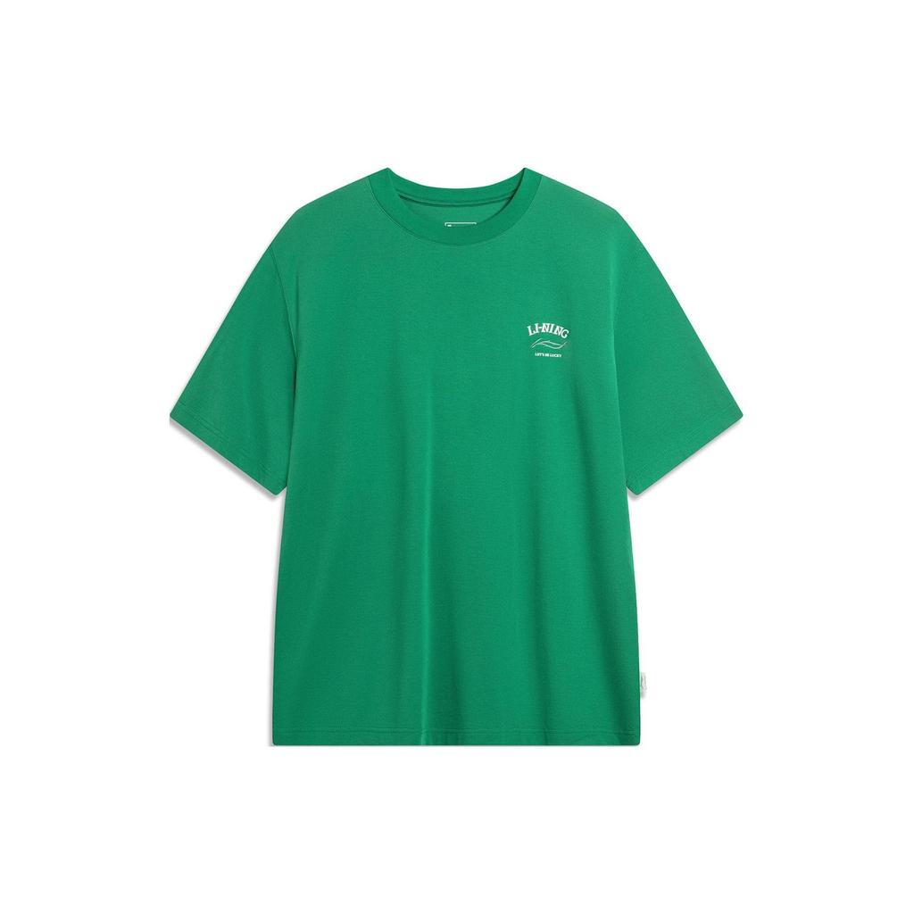Li Ning China Kultur Kollektion T-Shirt Herren Türkisgrün AHSU317-7