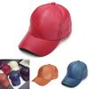 Premium Quality Unisex Women Soft Faux Leather Baseball Cap For Biker Outdoor Use