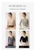 Women's Slim-Fit V-Neck Cashmere Sweater - Flattering Knit Base Layer for Autumn/Winter