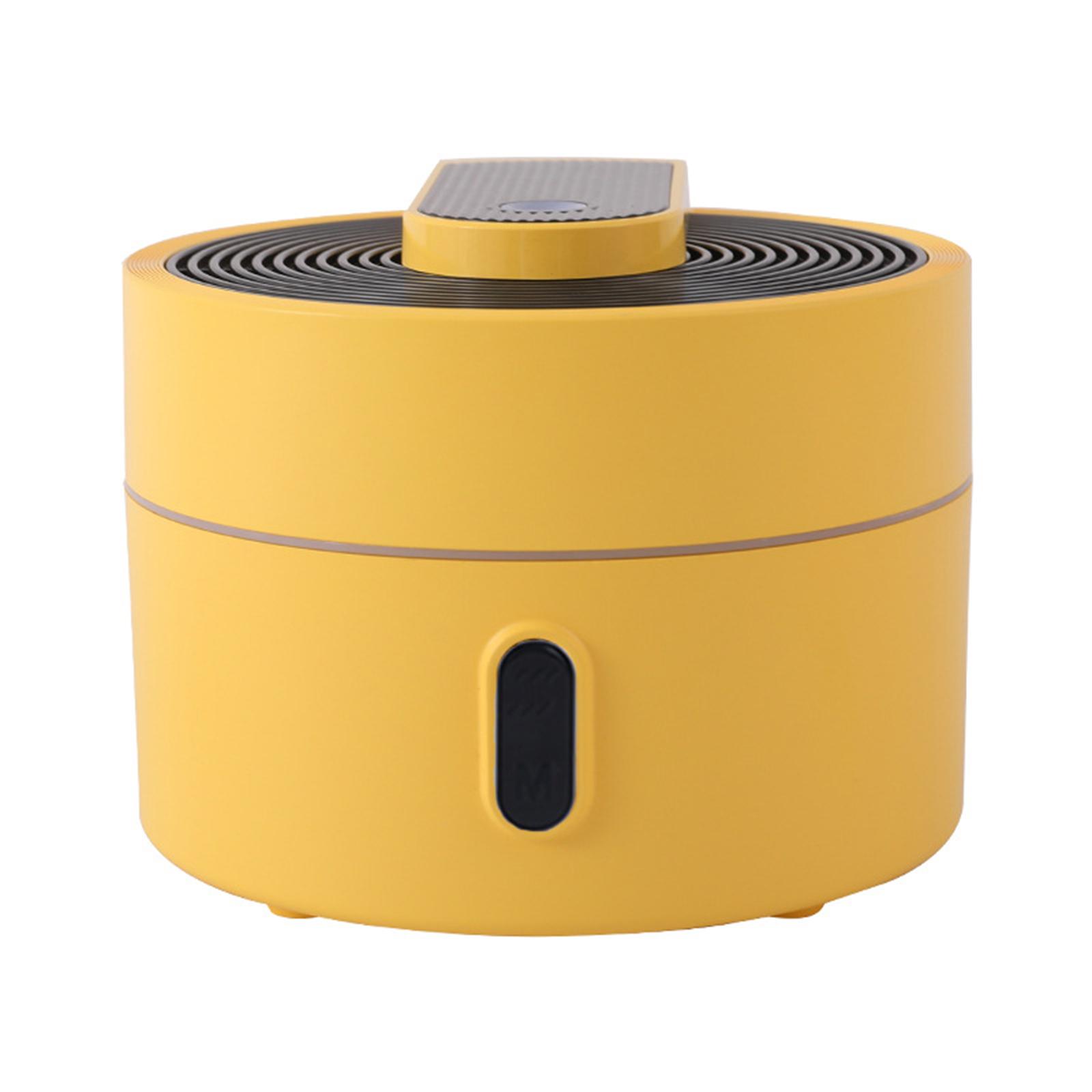 

Ароматерапевтический аппарат настольный диффузор спальня офис дезодорирующий бесшумный эфирное масло ультразвуковой увлажнитель жёлтый