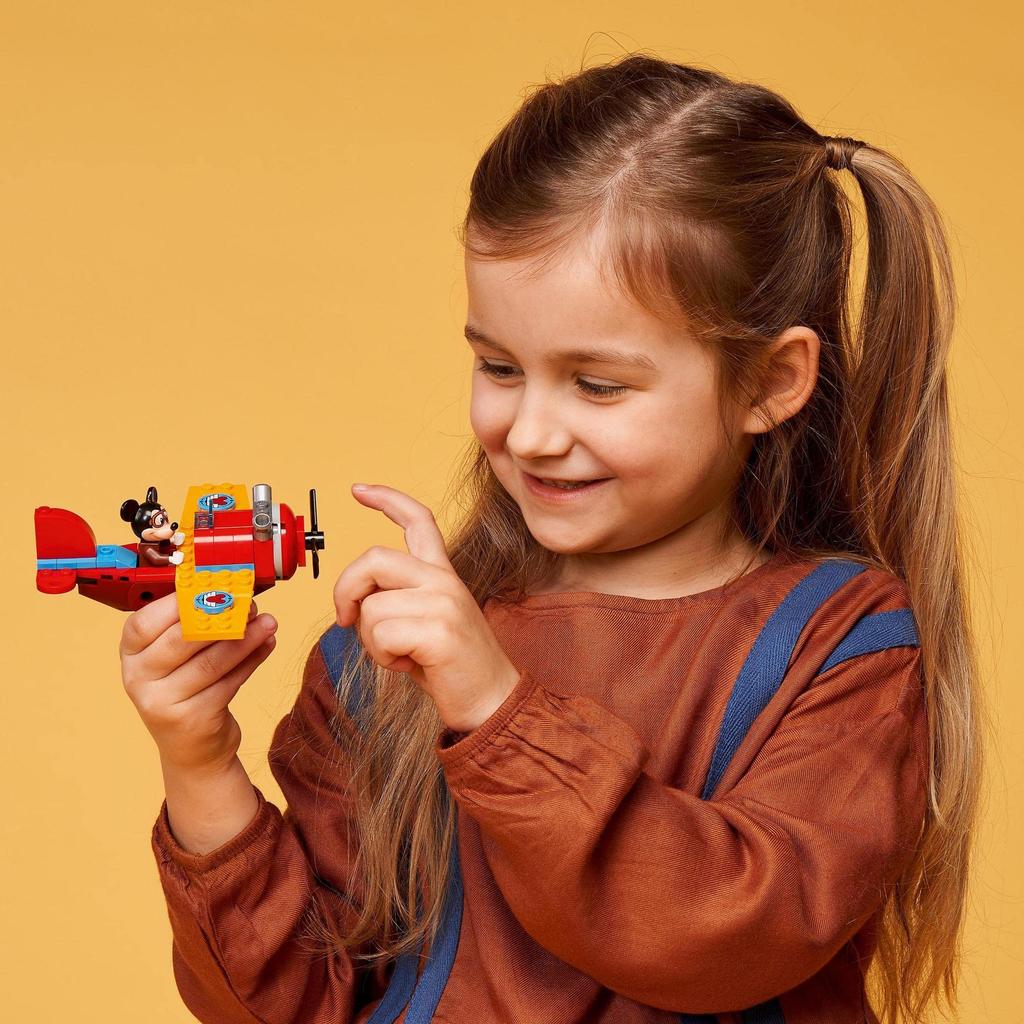 LEGO Mickey & Friends Mickey's Propeller Plane 10772, Toy, Building Blocks, Gift, Vehicle, Airplane, Boys and Girls, Ages 4 and Up