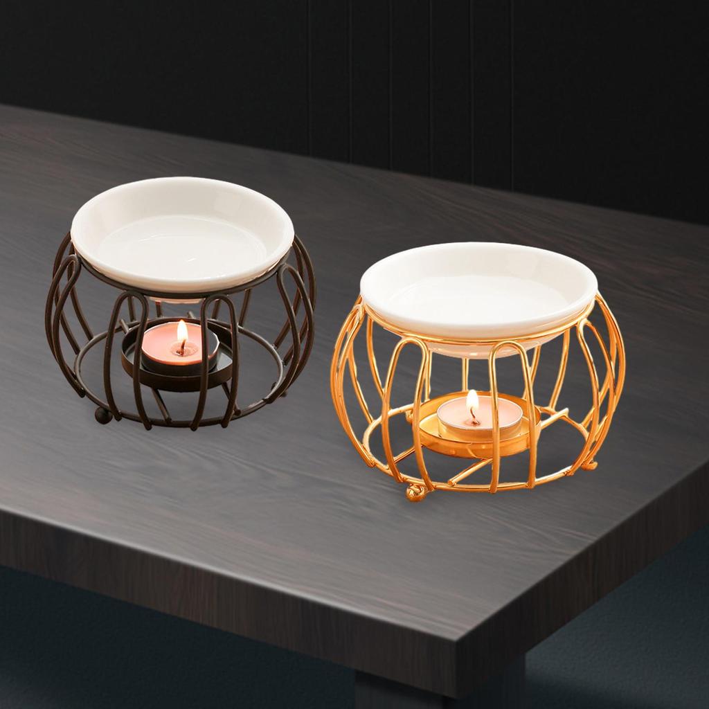 Kerzenwachs Schmelzwärmer Dekorative Kerzenwärmer Diffusor Zarter Ätherischer Öl Brenner Duftwärmer Diffusor für Heimdekoration