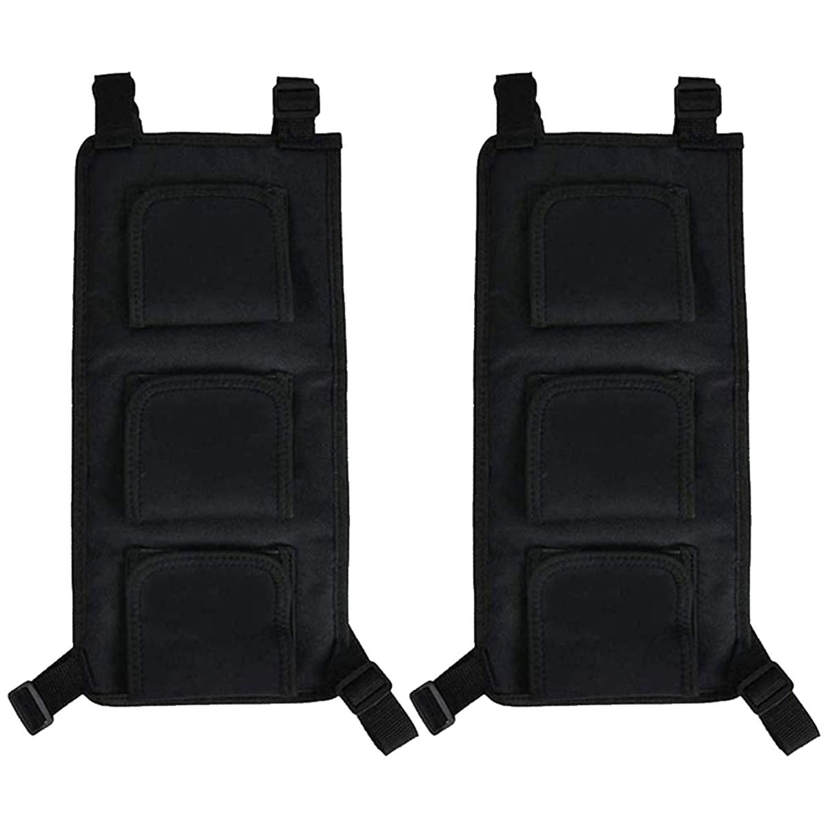 

2PCS/Set Car Seat Fishing Rod Rack Set Car Fishing Rod Rack Strap Adjustable Car Fishing Rod Rack Fishing Tackle Car Fixing Belt чорний