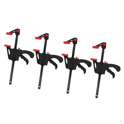 4 Peças Grampo para Marcenaria Tipo F Ferramenta Robusta para Marcenaria Cor Aleatória