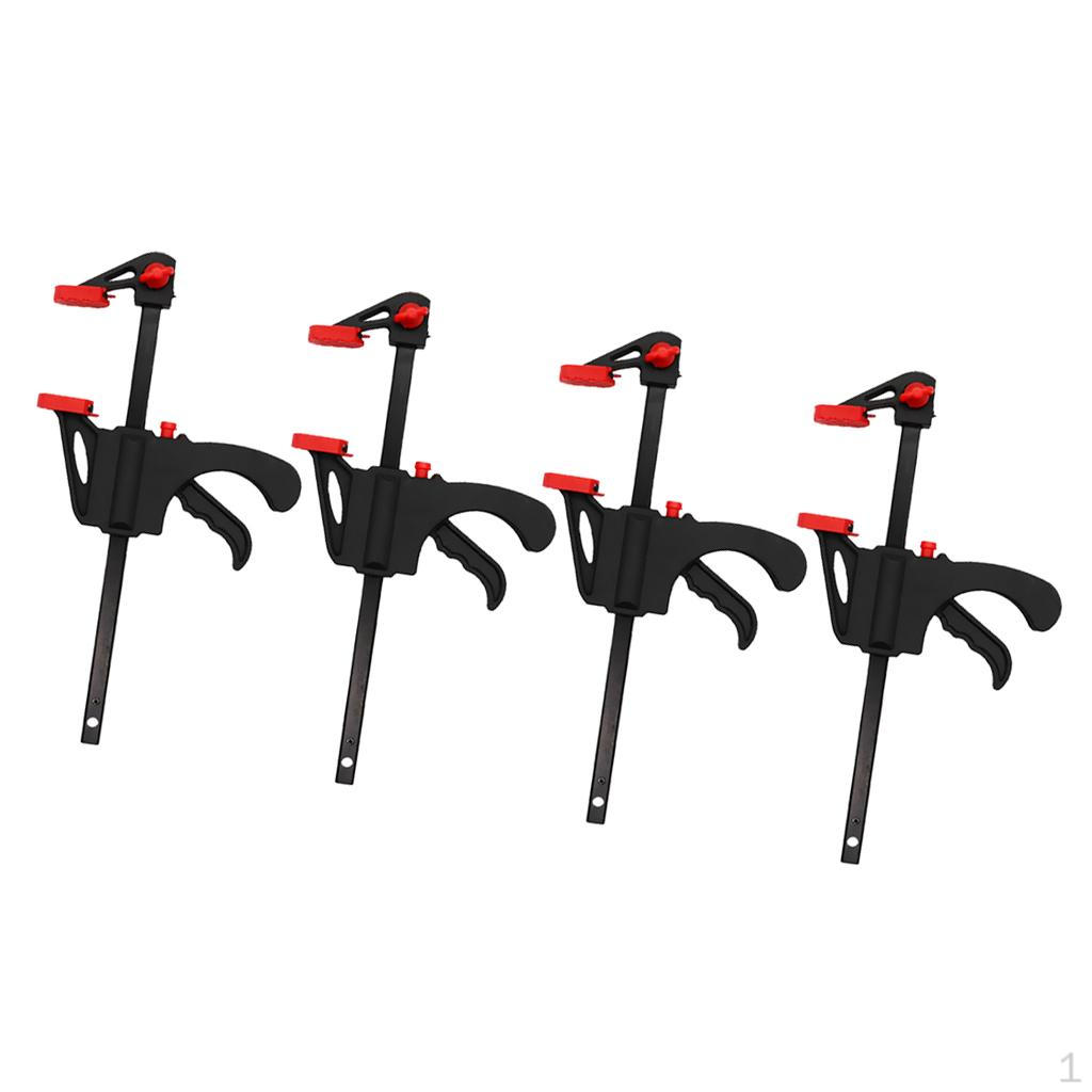 

4 шт. F Деревообрабатывающий зажим Сверхмощный Деревообрабатывающий инструмент Зажим Случайный цвет