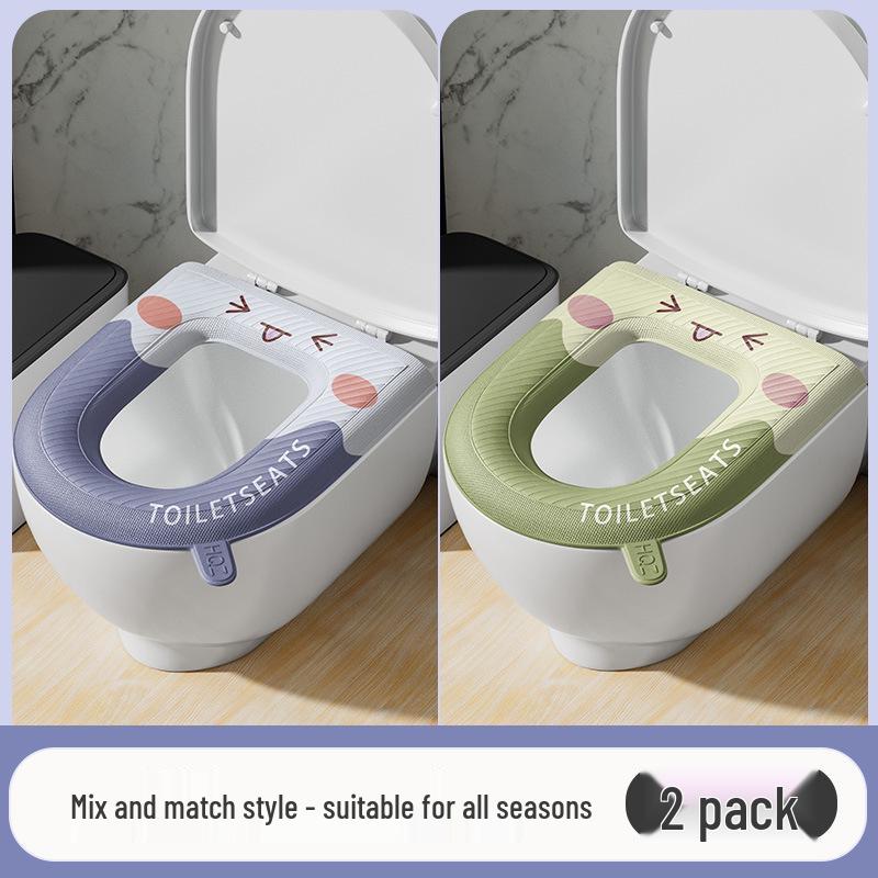 Waterproof, Wash-Free Silicone Toilet Seat Cushion for All Seasons