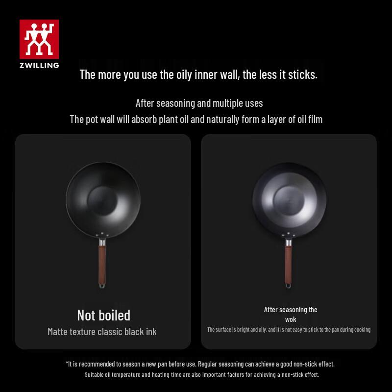 ZWILLING Dragon Series 30cm Iron Wok