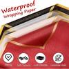 334Pcs Flower Wrapping Paper Kit, 40 Sheets Bouquet Wrapping Paper In 4 Colors, 100 Diamond Pins 60 Gold Butterflies 4 Ribbon 6 Gold Crowns 20 Cards