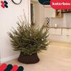 Housse de sapin de Noël - KOTARBAU® - Marron foncé - Ø 45 cm - Osier - Intérieur