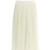 Shop   Women Pleated Banding Long Skirt Blue Pic Wsk 11816