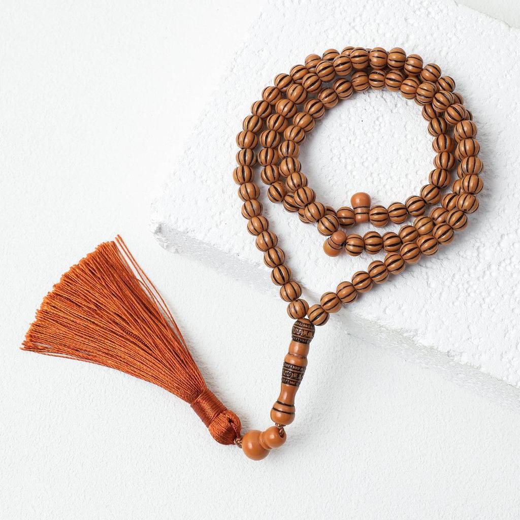 Ručně vyráběný saúdskoarabský náramek s 99 korálky pro muslimské modlitby