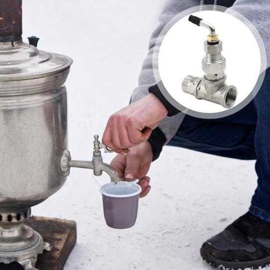 Faucet Anti-freeze Connector Stainless Steel Outdoor Faucet Anti-freeze Joint 1/2" 3/4" Pipe