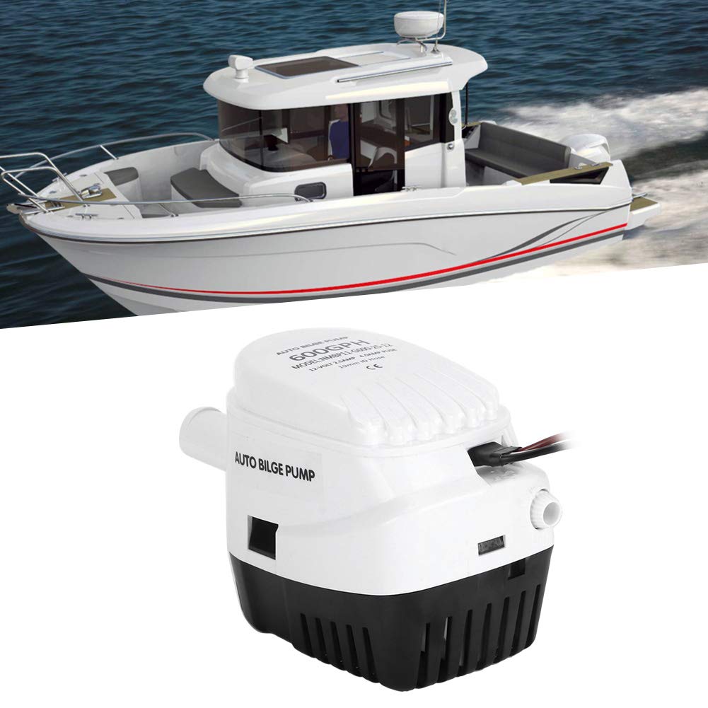Gorgeri 12V600GPH Automatic Bilge Pump Yacht Drainage Pump with Corrosion Ignition Protection Submersible Boat Bilge Pump