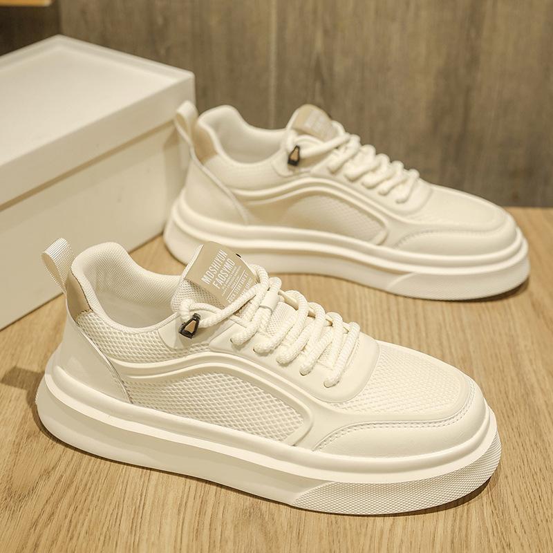 Summer 22 new mesh shoes breathable thin high-end soft-soled casual board shoes