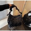 2025 Cloud Bag Niche Design Pleated Shoulder Bag Girl Cute Texture Bubble Underarm Bag Tote Bag