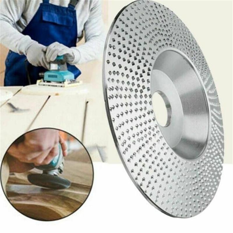Woodworking Wood Angle Grinding Wheel Tungsten Carbide Coating Bore Shaping Wood Grinding Wheel Angle Grinder Disc