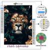 Popular 5D Diy Cross Stitch Animals In The Bush Painting Full Drill Cross-Stitch Crafts Kit Wall Sticker Home Decor
