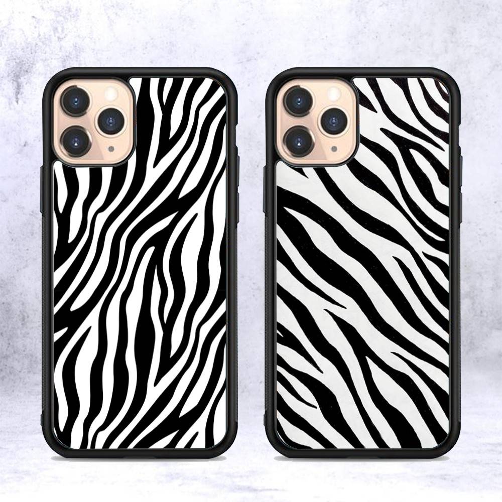 Zebra Print Clip Art For IPhone 17 16 15 14 13 12 11 Pro Max Plus Shockproof PC+TPU Phone Back Cover