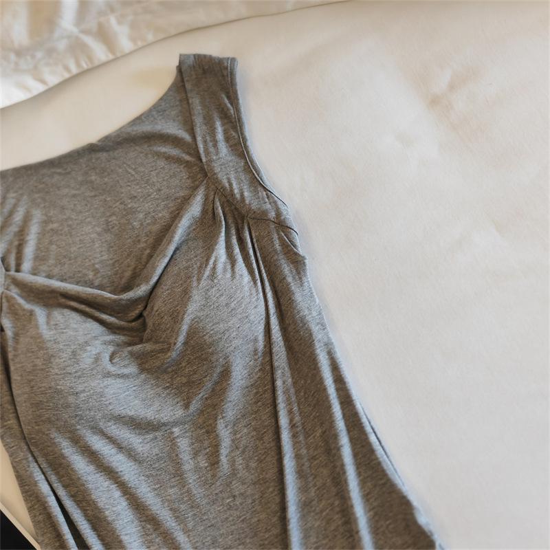 Camisola de Dormir Feminina da Moda para E-commerce Transfronteiriço com Bojos