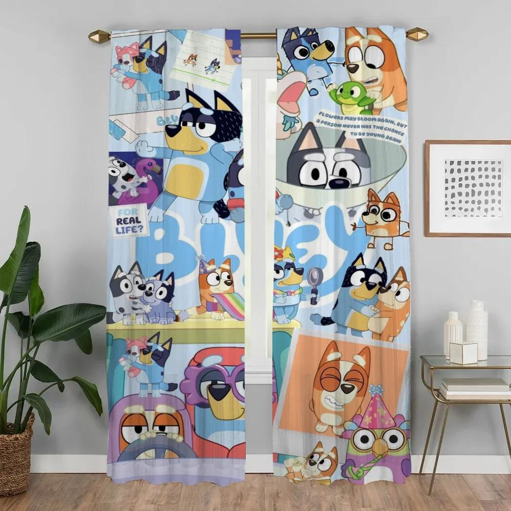 Blueys Curtains Child Room Bedroom Blinds Window Curtain Partition Shades Halloween Decoration Living Kitchen Made Of Polyester Decor