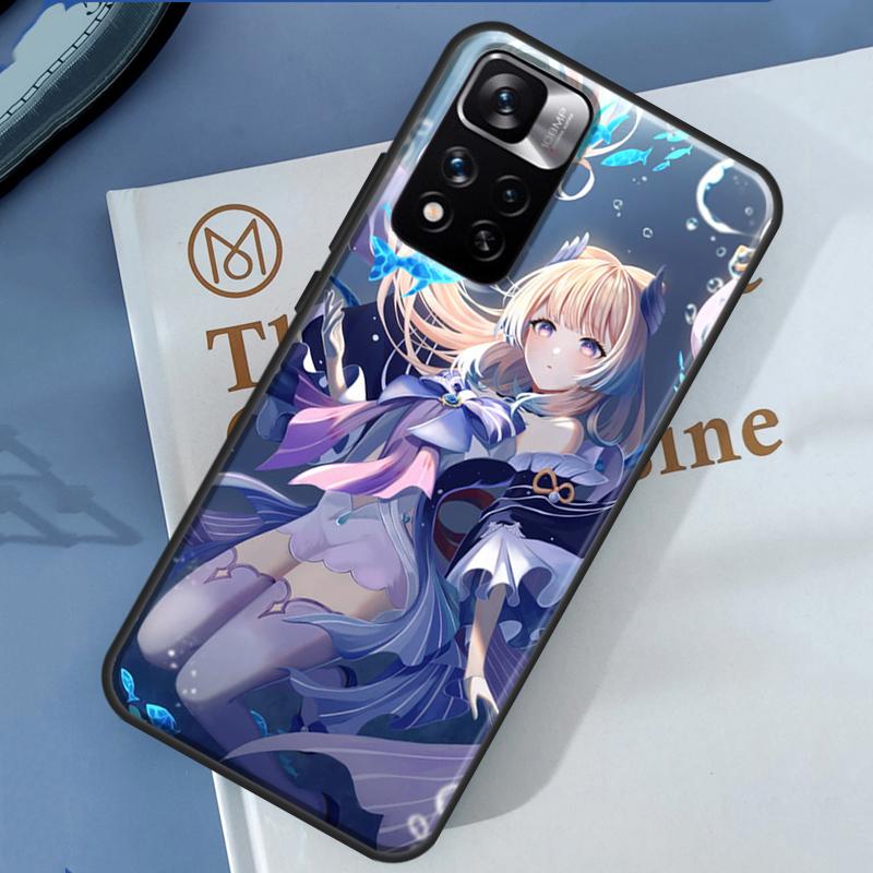 

Чехол Genshin Impact Сангономия Кокоми для Xiaomi Redmi 13C 10C 12C 14C Redmi Note 14 13 Pro 12 11 9 10 9S 10S 11S 12S Redmi Note 12 4G