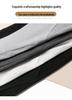 Gray High-Waist Ribbed Leggings for Women – Versatile, Slimming, Plus Size, Stretchy Patchwork Pants for Spring & Autumn