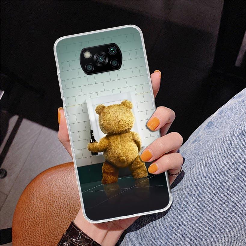 

Naughty Cute Bear Funny Mascot Phnoe Case for Xiaomi Poco X5 X6 X7 Pro X4 Gt F7 Ultra M8 M7 Redmi 15C 15 13C 13 12C 12 Unique Co Xiaomi Poco M8 Pro